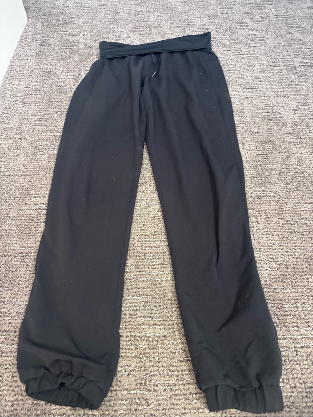 Athleta Black Men's Jogger Sweatpants with Drawstring Waist